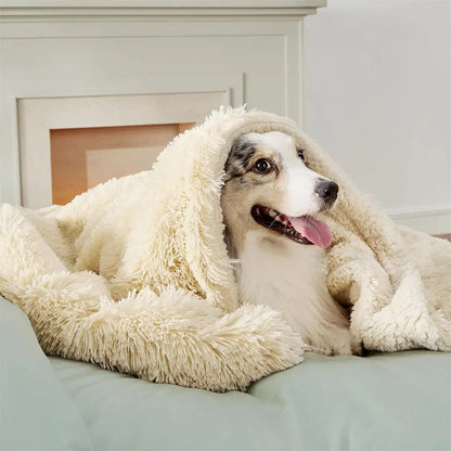 Long Plush PV Velvet Sherpa - Pet Waterproof Warm Blanket