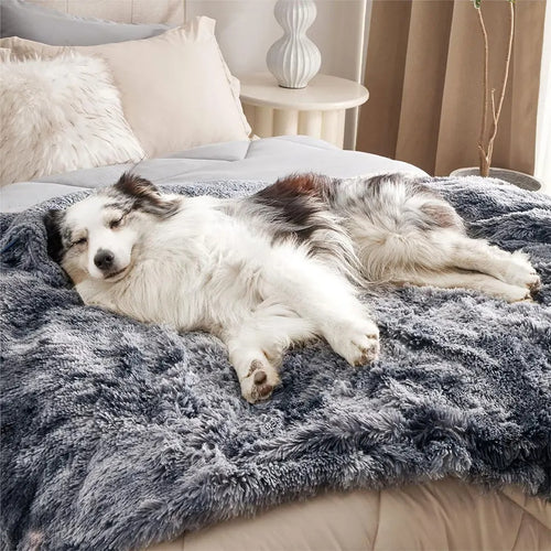 Long Plush PV Velvet Sherpa - Pet Waterproof Warm Blanket